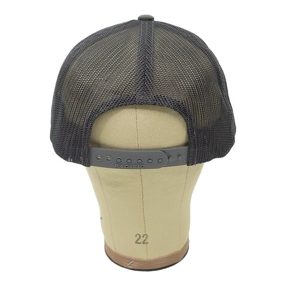 Transport Trailer Service Mesh Snapback Cap Trucker Baseball Hat Pacific Gray - Picture 6 of 12